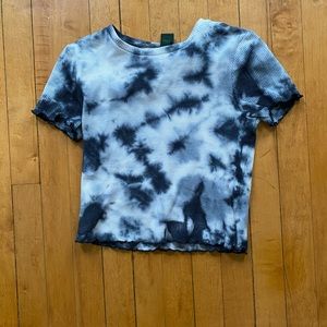 Wild Fable, small, tie dye blue crop top.